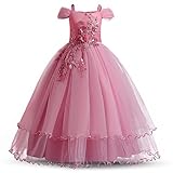 TTYAOVO Mädchen Festzug Ballkleider Kinder Bestickt Brautkleid...