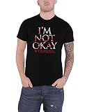 My Chemical Romance T Shirt Im Not Okay Band Logo Nue offiziell Herren