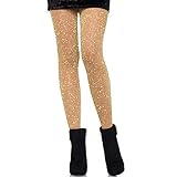 LEG AVENUE 7130 - Lurex-Strumpfhose, Einheitsgröße, Gold