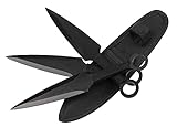 BSH Adventure Wurfmesser Set mit Holster aus Cordura - 3 Stück - Full...