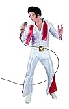 Boland - Kostüm für Erwachsene Rock 'n Roll Star, Rot-Weiß, Overall...