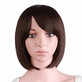MapofBeauty 12'/30cm Kurze Glatte Haare Weibliche Rollenspiel BOB...