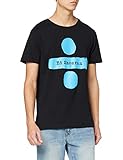 MERCHCODE Herren Ed Sheeran Divide Logo Tee T-Shirt, Black, S