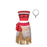 Lito Angels Kinder Mädchen Prinzessin Moana Vaiana Kostüm Kleid...
