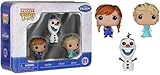 Funko 4797 Pocket POP Tin Frozen Elsa Anna Olaf Figure (Pack of 3)