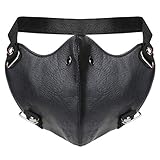 TSWRK Staubmaske Herren Motorrad Maske Leder Maske Sport Maske...