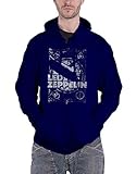 Led Zeppelin Shook Me Kapuzenjacke Navy M