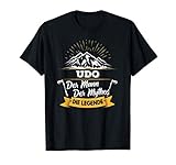 Udo personalisiertes Geschenk, Mann Mythos Legende T-Shirt