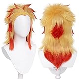 Ani·Lnc Rengoku Kyoujurou Perücke Cosplay Kostüm Männer Frauen mit...