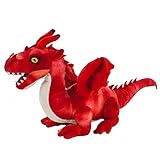 Teddys Rothenburg by Uni-Toys Stofftier Drache rot 40 cm stehend...