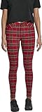 Urban Classics Damen Ladies Skinny Tartan Pants Hose, Mehrfarbig...