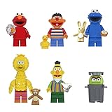 6 Stück Minifiguren Bauspielzeug Adventskalender Figuren Set Modell...
