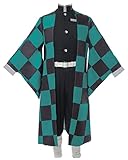 Fiamll Tanjirou Cosplay Kostüm Tanjirou Kamado Cosplay Outfit für...