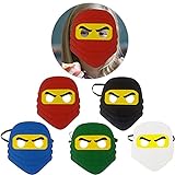 000 Maske Ninja Masken Ninja Warrior kinder masken Geburtstag Deko...