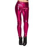 Boland - Leggings Glance, Größe M, Rosa, mit Stretch-Anteil,...