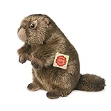Teddy Hermann 92644 Murmeltier 20 cm, Kuscheltier, Plüschtier mit...