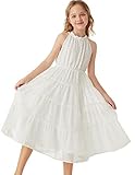 Mädchen A-Linie Maxikleid Casual Party Festlich Hochzeit...