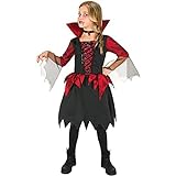 Ciao Hello - Lady Vampirella Kostüm für Kinder, rot/schwarz, 3-4...