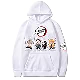 Bulex Unisex 100% Baumwolle Demon Slayer Cosplay Anime Pullover...