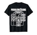 Männer Problemlösung - Halbarm , Prozess Diagramm, Schwarz, -...