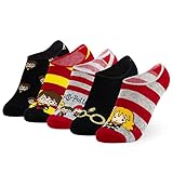 Harry Potter Socken Kinder 5 Paar Sneaker Socken Fanartikel Mädchen(...
