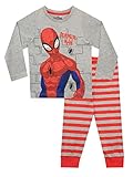 Marvel Jungen Schlafanzug Spiderman Mehrfarbig 122