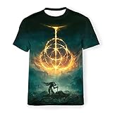 Elden Ring T-Shirt, 3D-gedrucktes Gaming-Shirt, neuartige...