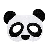 Widmann 03881 - Maske Panda, Augenmaske, Maske für Erwachsene, aus...