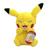 Pokémon PKW1932 - 20cm Plüsch - Pikachu, offizielles Pokémon...