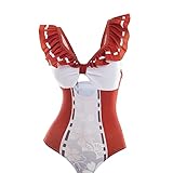 Fiamll Yae Cosplay Genshin Badeanzug Yae Miko Bademode Damen One Piece...