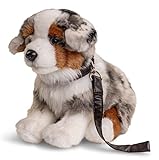 Uni-Toys - Australischer Schäferhund Welpe, sitzend (mit Leine) - 22...
