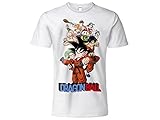 Sabor srl T-Shirt Modell Dragonball Figuren Saga Weiß Kurzarm 100...