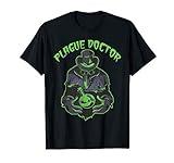 Plague Doctor Pest Doktor Pestarzt Vogelmaske Halloween T-Shirt