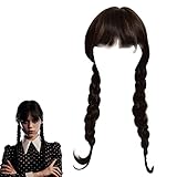 Wednesday Addams Perücke für Kinder | Wednesday Addams Family Thing...