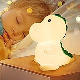 Glovios LED Nachtlicht Baby,Dinosaurier Silikon Nachtlicht Kinder...