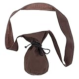 HEMAD Mittelalter Umhänge - Tasche braun klein Baumwolle- Mittelalter...