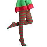dPois Unisex Damen Ringel Strumpfhose Leggings Pantyhose Gestreift...
