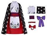 Seaehey Robin Cosplay Kostüm Nico Cape Zoro Nami Kimono Robin Kleid...