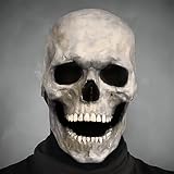 Totenkopf Maske,Schädel Maske,Latex 3D Skelett Face Mask,Halloween...