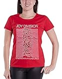 Joy Division T Shirt Unknown Pleasures Nue offiziell Damen Skinny Fit...