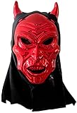 Seilershop Halloween Teufel Maske Hörner rot