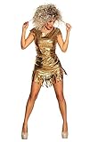 Boland 83842 - Karnevalskostüm Rock Queen, Gold, Minikleid,...