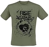 Rise Against Tape Männer T-Shirt Oliv XL 100% Baumwolle Band-Merch,...