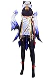 Genshin Impact Ganyu Cosplay Kostüm Ganyu Outfit Kleid Uniform Jacke...