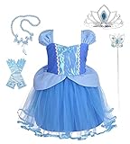 Lito Angels Prinzessin Cinderella Kleid mit Zubehör für Kleinkind...