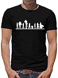 TShirt-People Evolution One Piece T-Shirt Herren Luffy Hat Manga L...