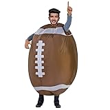 Aufblasbares Kostüm American Football | Ausgefallenes Auflbaskostüm...