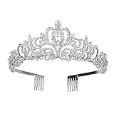 alladaga Hochzeit Tiara Krone Kristall Strass Braut Prinzessin Tiara...