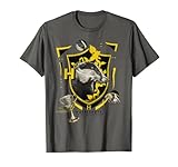 Harry Potter Hufflepuff Magicial Mischief Level Up Crest T-Shirt
