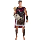 Morph Braunes Römer Kostüm für Herren, Gladiator Uniform...